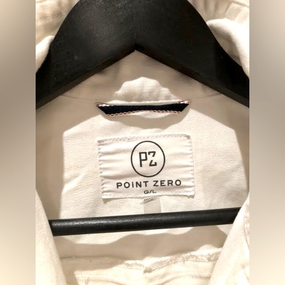 NWOT Point Zero white denim jacket - Picture 4 of 4